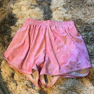 SHEIN Size Small Pink & White Workout Shorts
